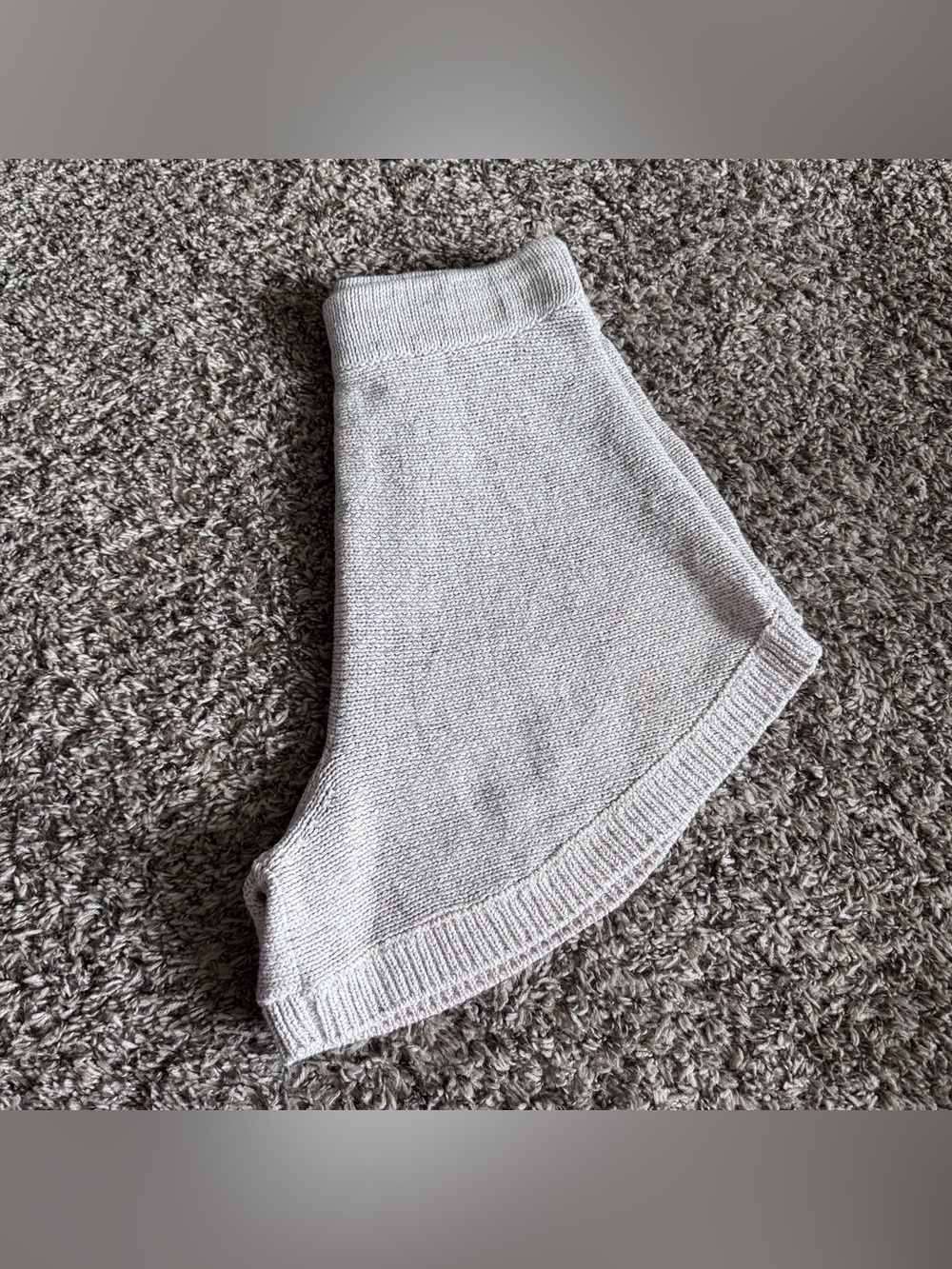Free People Beach Cotton Knit Dolphin Hem Shorts
